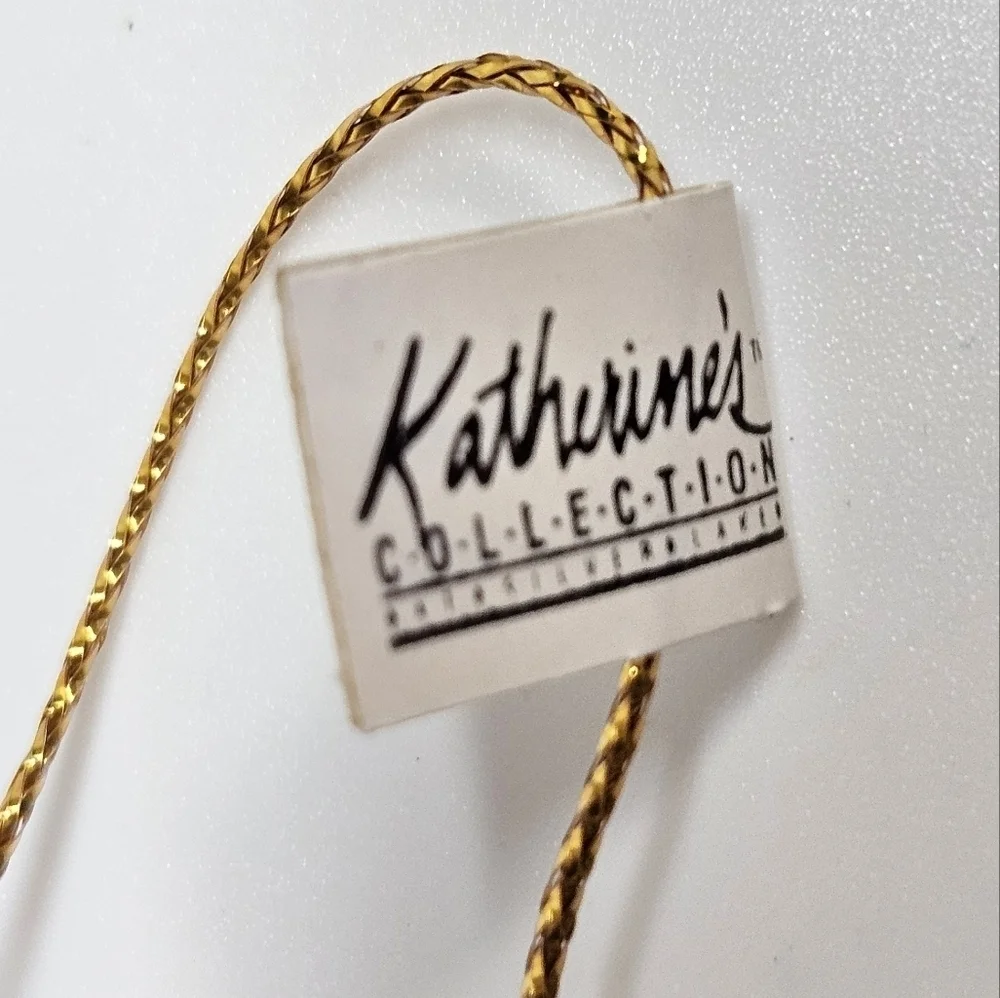 NEW VINTAGE Katherine's Collection Cat Charm Bell Bag Ornament Wayne Kleski